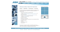 Desktop Screenshot of mw-maschinenbau.de